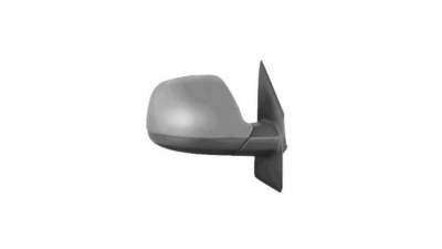 Oglinda usa exterioara VW Transporter/Multivan (T5), 10.2009-2015, partea Dreapta, reglare electrica; carcasa grunduita; incalzit; sticla convexa; geam cromat; rabatabil; 9 pini, Aftermarket