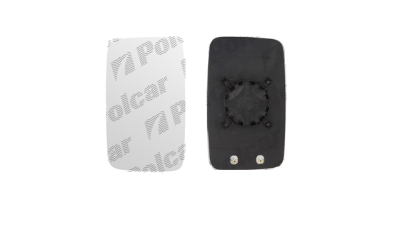 Geam oglinda exterioara cu suport fixare Volkswagen Transporter/Multivan (T5), 04.2003-2015; T6, 04.2015-, Dreapta, PICK-UP, geam convex; cromat, View Max