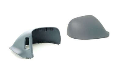 Carcasa oglinda exterioara Volkswagen Transporter/Multivan (T5), 10.2009-2015; T6, 04.2015-; Amarok (N817), 01.2010-, Dreapta, grunduita; pentru oglinzi cu detectie unghi mort, View Max