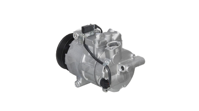 Compresor aer conditionat VW Transporter T5, 09.2009-08.2015, motorizare 2.0 TDI, 62kw, diesel, rola curea 100 mm, 6 caneluri, de tip Denso: 6SEU14