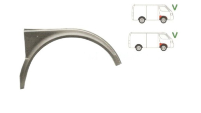 Segment reparatie aripa fata VW LT28-35 1975-1996 Partea Dreapta, Fata, 