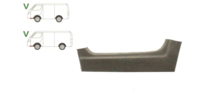 Prag VW Lt 28/31/35 1975-04.1996 Usa Fata Stanga , prag din metal