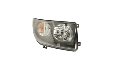 Far VW Crafter, 06.2013-04.2017, partea Stanga, electric, tip bec H7+H7, cu lumini de zi, cu motoras, TYC