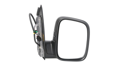 Oglinda exterioara VW Caddy 3/Life (2K) 03.2004-06.2015, Caddy (2K) 06.2015- (Model Furgon/BUS), Partea Dreapta Crom Convex Electrica Cu Incalzire, carcasa grunduita