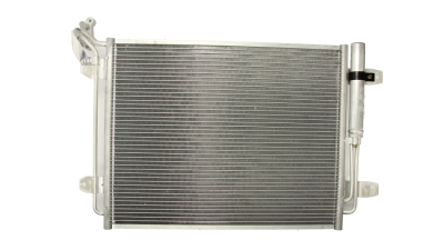 Condensator climatizare VW Tiguan (5N), 05.2008-2016, motor 1.4 TSI, 90 kw/110kw/118kw benzina, cutie manuala, full aluminiu brazat, 580(540)x308(288)x12 mm, cu uscator filtrat