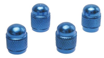 Set capacele auto Automax pentru ventil rotund albastru, 4 buc.