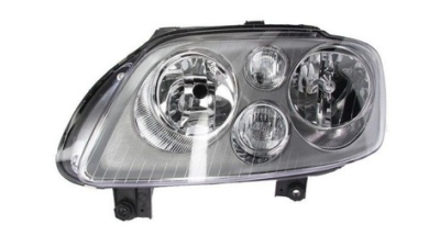 Far Vw Caddy 3/Life (2k), 03.2004-05.2005, Vw Touran (1t), 02.2003-05.2005, Electric, tip bec H7+H7, omologare ECE, fara motor, 1T0941005D; 1T0941005F; 1T0941005M; 1T0941005R; 1T1941005D, Stanga, marca TYC