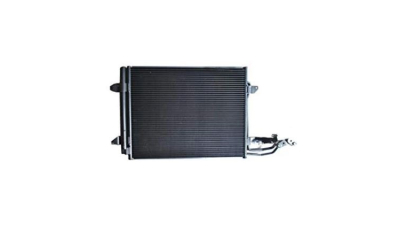 Condensator climatizare VW Touran (1T), 02.2006-05.2009, motor 2.0, 80 kw benzina, cutie manuala, full aluminiu brazat, 580(540)x445x16 mm, cu uscator filtrat