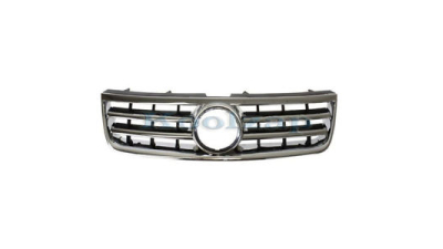 Grila radiator VW Touareg (7L), 10.2002-12.2006, crom/negru, 7L6853651CB41, 958005