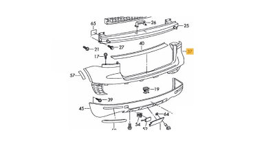 Bara spate VW Touareg (7l/7l2/7p5), 10.2002-05.2010, grunduit, Aftermarket