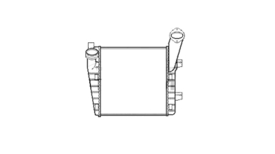 Intercooler VW Touareg (7L), 11.2002-05.2010, motor 5.0 TDI 230kw, Touareg (7P5), 01.2010-2018, motor 4.2 TDI 250kw, diesel, cu/fara AC, aluminiu brazat/plastic, 286x292x50 mm, intercoolerdreapta; conectare Rapida priza stanga, 