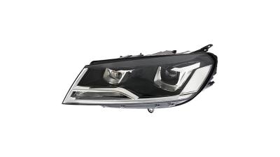 Far Volkswagen Touareg (7p5), 06.2014-, fata, Stanga, bi-xenon; cu daytime running light; D8S+PY24W+W21/5W; electric; fara unitate control; fara ballast; cu motor, HELLA