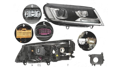 Far Volkswagen Touareg (7p5), 06.2014-, fata, Dreapta, bi-xenon; cu lumini pentru curbe; cu LED daytime running light; D3S+W5W+WY21W; electric; fara unitate control; fara ballast; fara LED controlling unit; cu motor, HELLA