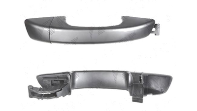 Maner usa exterior Touareg 7p5, 04.2010-07.2014, negru/primer, usa fata partea Dreapta