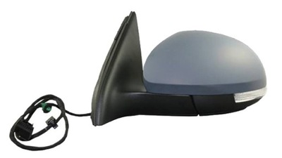 Oglinda exterioara VW Tiguan (5N) 09.2007-05.2016 Partea Stanga Asferica Electrica Cu Incalzire, carcasa grunduita, cu semnalizare, cu 6 pini,