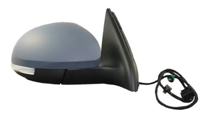 Oglinda exterioara VW Tiguan (5N) 09.2007-05.2016 Partea Dreapta Convex Electrica Cu Incalzire, cu semnalizare, cu 9 pini, cu pliere, cu lampa perimetru