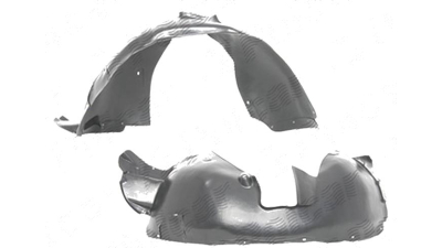Carenaj aripa interioara, aparatori noroi Volkswagen Tiguan (5n/5n2), 09.2007-05.2016, fata, Dreapta, Off-road, Track Field, Track Style, polietilena (PE)