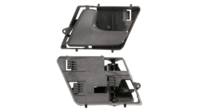 Maner usa interior Volkswagen Caddy 2 (9u/9kv), 11.1995-01.2004, Touran (1t/1t2), 02.2003-07.2010, Polo (6kv) Classic/Combi, 11.1995-06.2001, fata, Stanga, negru/ texturat