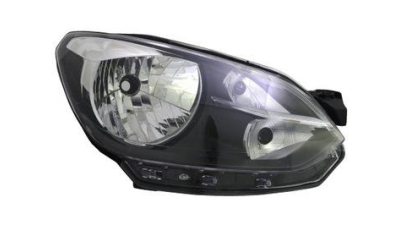 Far Vw Up! (Vw120), 04.2012-, Electric, tip bec H4, omologare ECE, fara motor, argintiu, Dreapta, marca HELLA