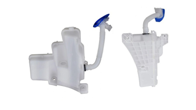 Rezervor spalator parbriz VW Polo, 09.2017-, fara pompa lichid parbriz, fara senzor nivel lichid (cu gaura senzor),Gat de umplere cu capac, Aftermarket