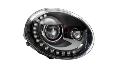 Far VW Beetle (5c1), 10.2011-, partea Dreapta, bi-xenon; cu lumina timp de zi tip LED; D8S+LED; electric; cu motor, HELLA