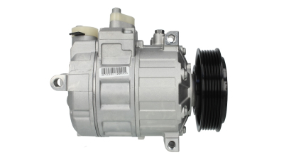 Compresor aer conditionat Audi A1 (8X), 2010-2018, motorizare 1.0 TFSI, 60kw/70kw, 1.4 TFSI, 92/110kw, 1.8 TFSI, 141kw; 2.0 TFSI, 170kw, benzina, rola curea 110 mm, 6 caneluri, tip Sanden: PXE-14