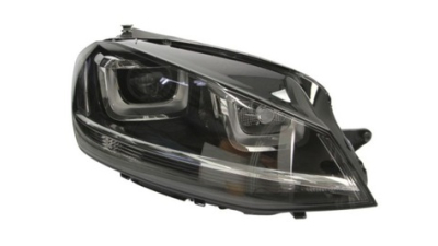 Far Vw Golf 7 (5k), 10.2012-, Electric, tip bec D3S+H7, omologare ECE, cu motor, bi-xenon, fara balast, cu lumini de zi , iluminare in viraje , 5G1941032; 5G1941040, Dreapta