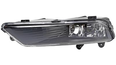 Proiector ceata VW Golf VII, 10.2012-03.2017 model R-Line, partea Stanga, tip bec H8, cu becuri, cu lumini pentru curbe, Hella