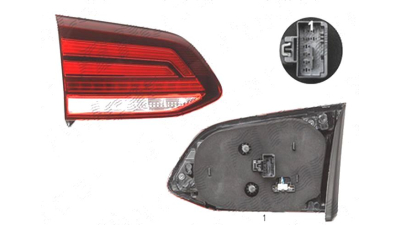 Stop spate lampa Volkswagen Golf 7 (5k), 01.2017-, spate, Stanga, Combi (Variant), partea interioara; LED, VALEO