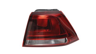 Stop spate lampa Vw Golf 7 (5k), 10.12-Hatchback, spate, omologare ECE, fara suport bec,exterior, fumuriu, 5G0945096B; 5G0945096H; 5G0945096P, Dreapta
