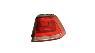 Stop spate lampa VW Golf VII, 10.2012-03.2017 model Hatchback, partea Dreapta, partea exteRioara, cu suport becuri, fumuriu, Valeo