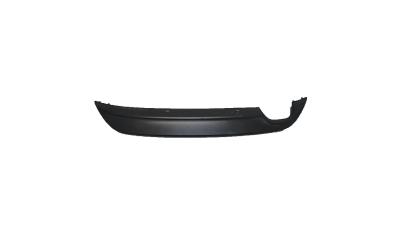 Spoiler bara spate Vw Golf 7 (5k), 10.2012- Hatchback, parte montare gri inchis, trebuie vopsita, fara primer, pentru evacuare dubla, 95C299-2, Aftermarket