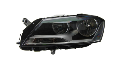 Far Vw Passat (B7 (36)), 11.2010-, Electric, tip bec H7+H7, omologare ECE, cu motor, 3AB941005, Stanga, marca DEPO
