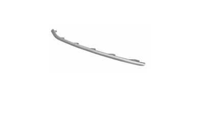 Bandou grila bara protectie VOLKSWAGEN PASSAT (B7), 11.2010-, fata, partea stanga, cromat