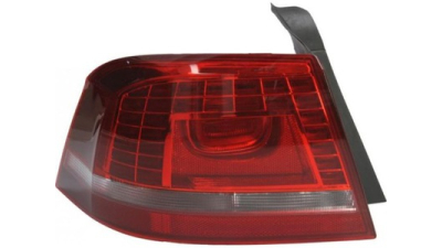 Stop spate lampa Vw Passat (B7 (36)), 11.10-Sedan, spate, omologare ECE, cu suport bec, exterior, tip bec LED+PY21W+W16W, 3AE 945 207B; 3AE945207B, Stanga