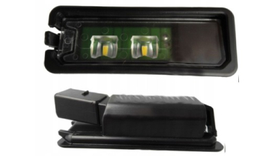 Lampa numar Porsche Panamera, Seat Leon, Vw Amarok, Beetle, CC, Golf 7, Passat B7 B8, Polo 6R, tip bec LED, omologare ECE, 1K8943021C; 1K8943021D, Stanga , Dreapta