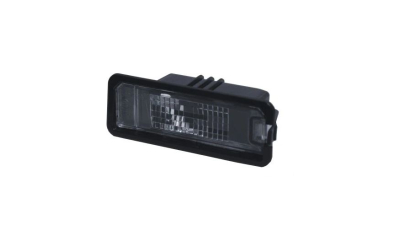 Lampa numar MAN TGE, Porsche CAYENNE, Seat Ibiza Exeo Altea Toledo NH, Leon 5F/1P, Skoda Superb 3T, Vw Amarok, Beetle Caddy Crafter Eos, Golf 6, Golf 7, Passat B7 sedan, Passat CC, Polo 9N/6R, Scirocco,Phaeton, Stanga=Dreapta, fara bec/-uri;