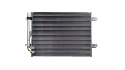 Condensator climatizare VW Passat/Passat Alltrack (B7), 01.2012-2015, motor 2.0 TDI, 103 kw/125kw/130kw diesel, cutie manuala/automata, full aluminiu brazat, 610(570)x440x16 mm, cu uscator filtrat