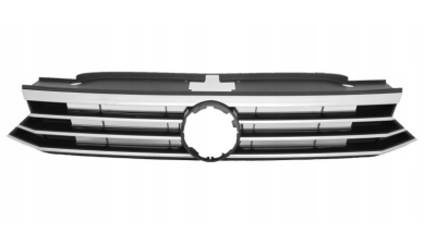Grila radiator, masca fata Vw Passat (B8), 08.2014-, parte montare centrala, crom/negru/crom, 95D3051J, Aftermarket