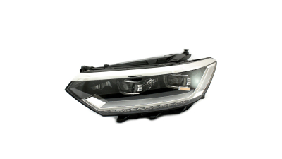 Far VW Passat (B8), 08.2014- model Highline, partea Dreapta, electric, cu lumini pentru curbe, LED, Valeo 