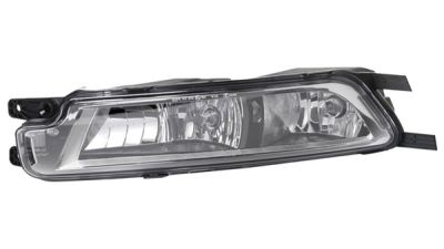 Proiector ceata VW Passat (B8), 08.2014-, partea Stanga, tip bec H8+W21W, cu suport becuri, cu lumini de zi, cu sistem lumini pentru curbe, Hella