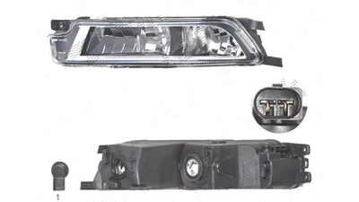 Proiector ceata Volkswagen Passat (B8), 08.2014-, fata, Stanga, cu lumini pentru curbe; cu daytime running light; H8+W21W; cu suport becuri;
