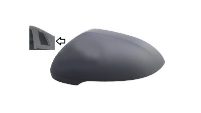 Carcasa oglinda exterioara VW Passat (B8), 08.2014-07.2019; Arteon, 06.2017-, partea Stanga, grunduit; pentru oglinzi cu echipare detectie unghi mort, Aftermarket
