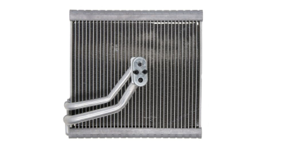 Evaporator aer conditionat Audi Q2 (GA), 2016- motor 1.0 TFSI, 1.4 TFSI, 1.5 TSI, 2.0 TFSI, benzina; 1.6 TDI, 2.0 TDI, diesel, full aluminiu brazat, 245x250x38 mm, iesire 11, 6 mm, intrare 14, 4 mm, tehnologie cu curgere paralela, 