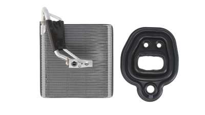 Evaporator aer conditionat Audi Q2 (GA), 2016- motor 1.0 TFSI, 1.4 TFSI, 1.5 TSI, 2.0 TFSI, benzina; 1.6 TDI, 2.0 TDI, diesel, full aluminiu brazat, 245x250x40 mm, iesire 11, 8 mm, intrare 14, 6 mm, Valeo, tehnologie cu curgere paralela, 