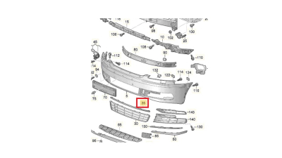 Bandou protectie grila bara fata VOLKSWAGEN PHAETON (3D2), 2011-03.2016,cromat