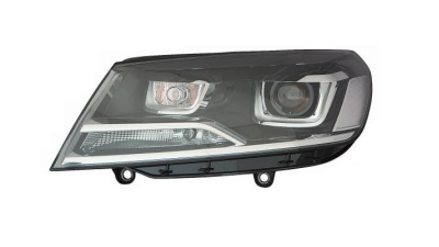 Far VW Touareg (7p5), 06.2014-06.2018, partea Stanga, bi-xenon; cu lumina de zi; D8S+PY24W+W21/5W; electric; fara bec descarcare; fara ballast; cu motor, DEPO