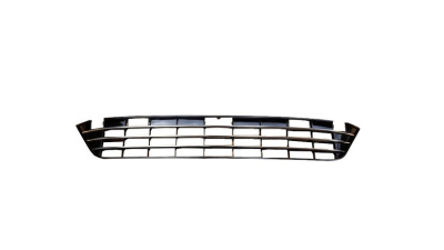 Grila bara VW Touareg (7p5), 06.2014-06.2018, Fata, partea centrala, Jumatate deschis; cromat/negru, Aftermarket
