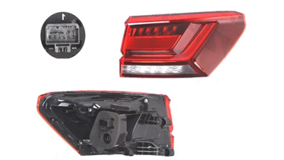 Stop spate lampa Volkswagen Touareg, 05.2018-, spate, Dreapta, partea exterioara; LED, ULO