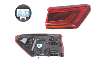 Stop spate lampa Volkswagen Touareg, 05.2018-, spate, Dreapta, semnalizare dinamica; partea exterioara; LED, ULO